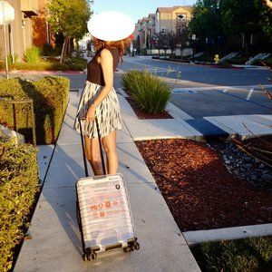 Traveler’s Choice, transparent carry-on luggage